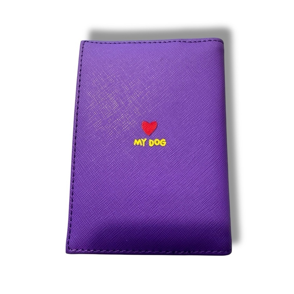 MARC TETRO -  MALTESE "Love My Dog" Passport Cover Holder Wallet NWOT - Picture 4 of 4